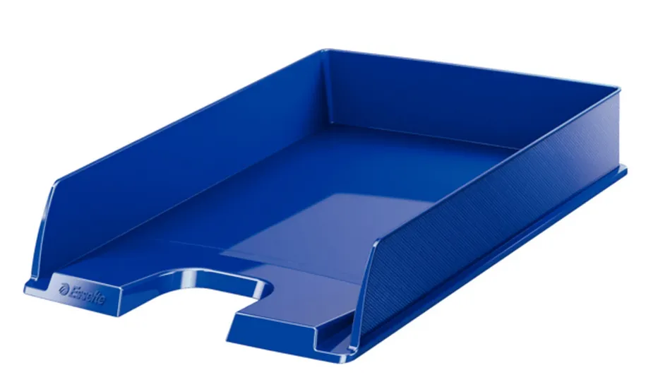 Corbeille à courrier Esselte Europost bleue