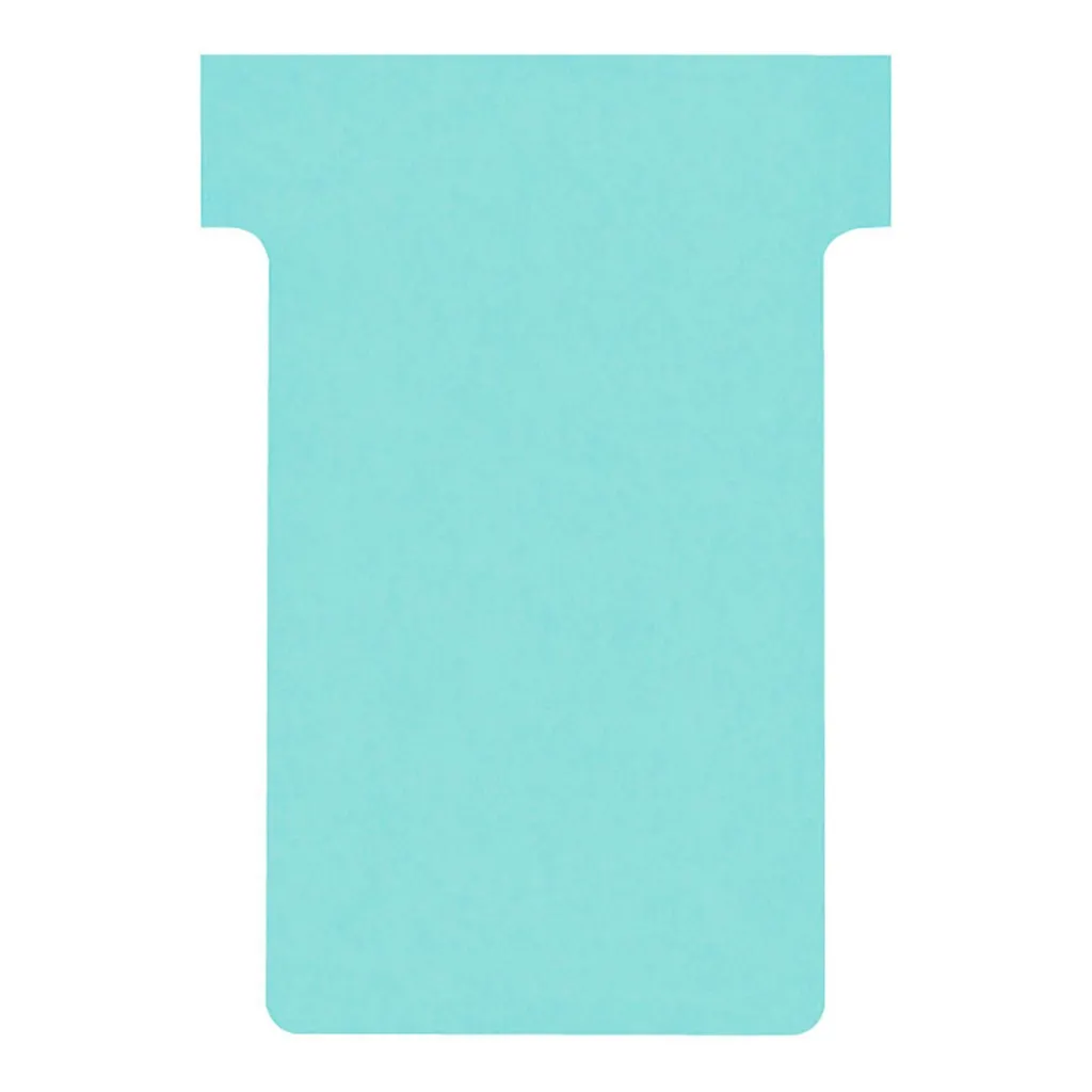 Fiches T indice 2 / 60 mm - bleu - Lot de 100