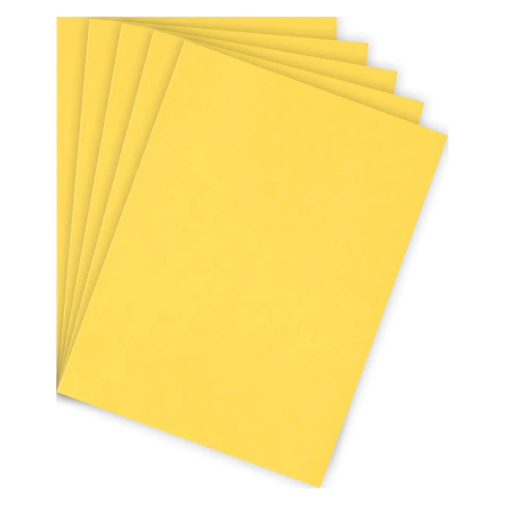 Chemise standard 210 g Bruneau 24 x 32 cm jaune - Paquet de 100