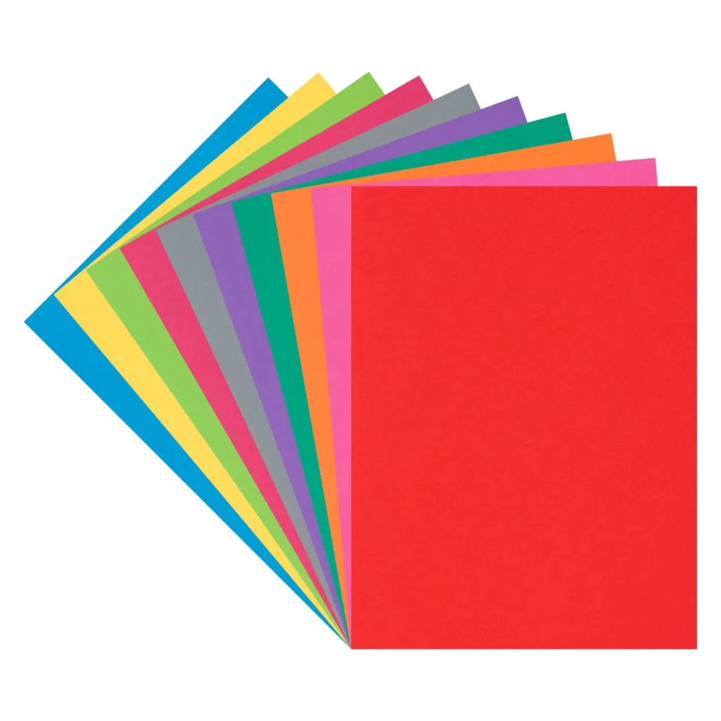 Chemise standard 210 g Bruneau 24 x 32 cm couleurs assorties - Paquet de 100