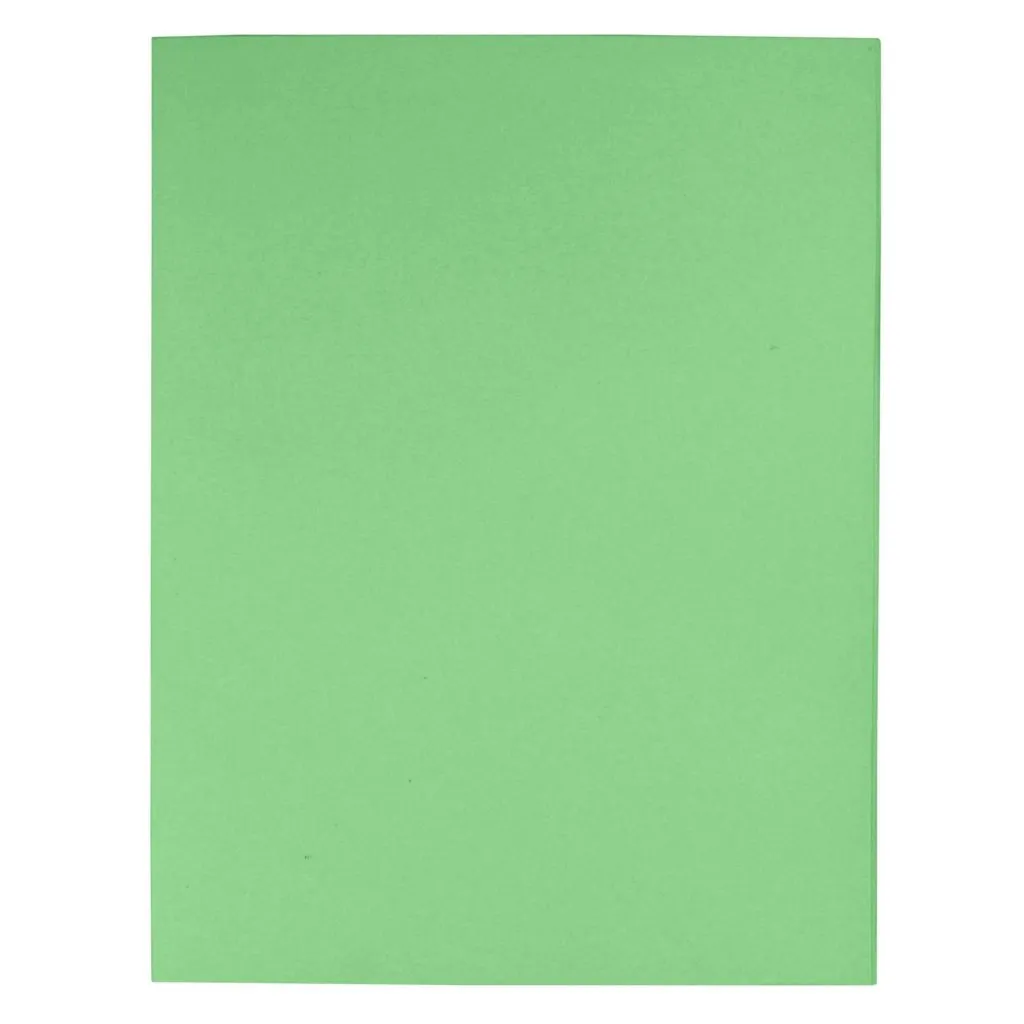 Chemise recyclée 170 g Exacompta 24 x 32 cm verte - Paquet de 100