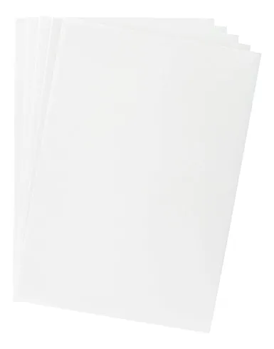 Sous-chemise standard 80 g Bruneau 22 x 31 cm blanche - Paquet de 100