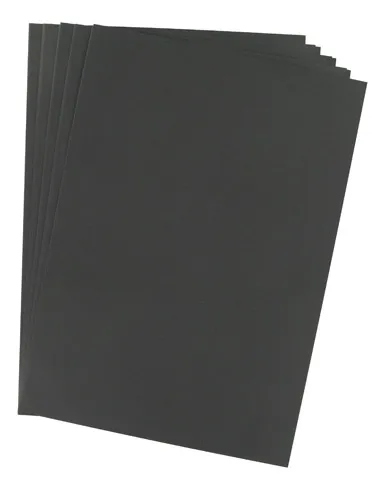 Sous-chemise standard 80 g Bruneau 22 x 31 cm noire - Paquet de 100