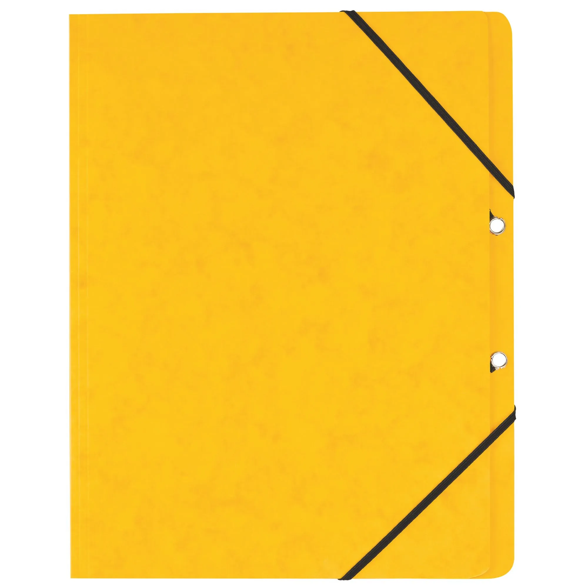 Chemise à élastique sans rabat carte Exacompta 24 x 32 cm dos 2,5 cm jaune