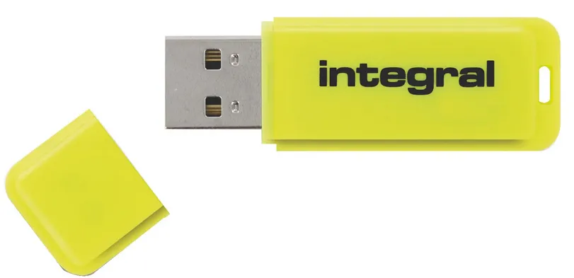 Clé USB Integral Néon 8 Go jaune