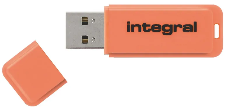 Clé USB Integral Néon 8 Go orange