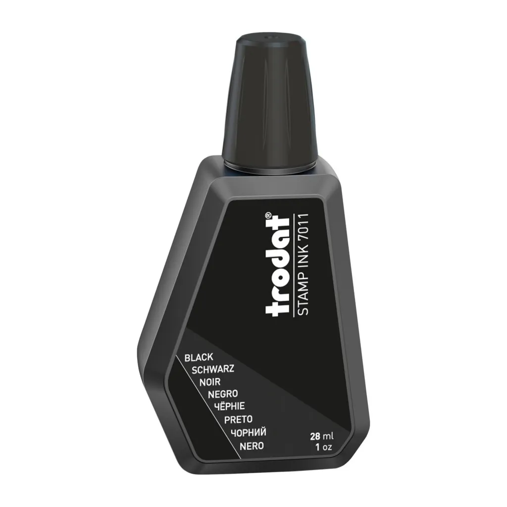 Recharge encre pour tampon 28 ml - noire