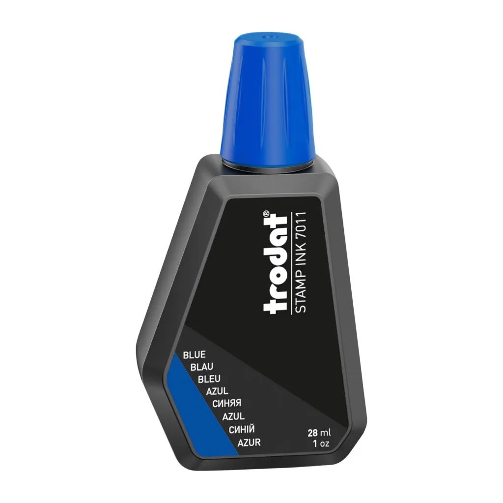 Recharge encre pour tampon 28 ml - bleue
