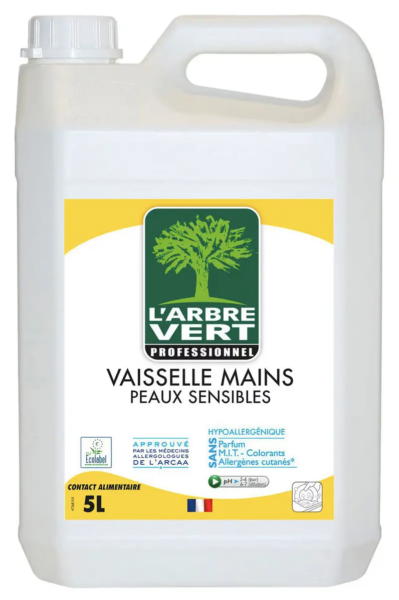 Liquide vaisselle mains sensibles L Arbre Vert écologique