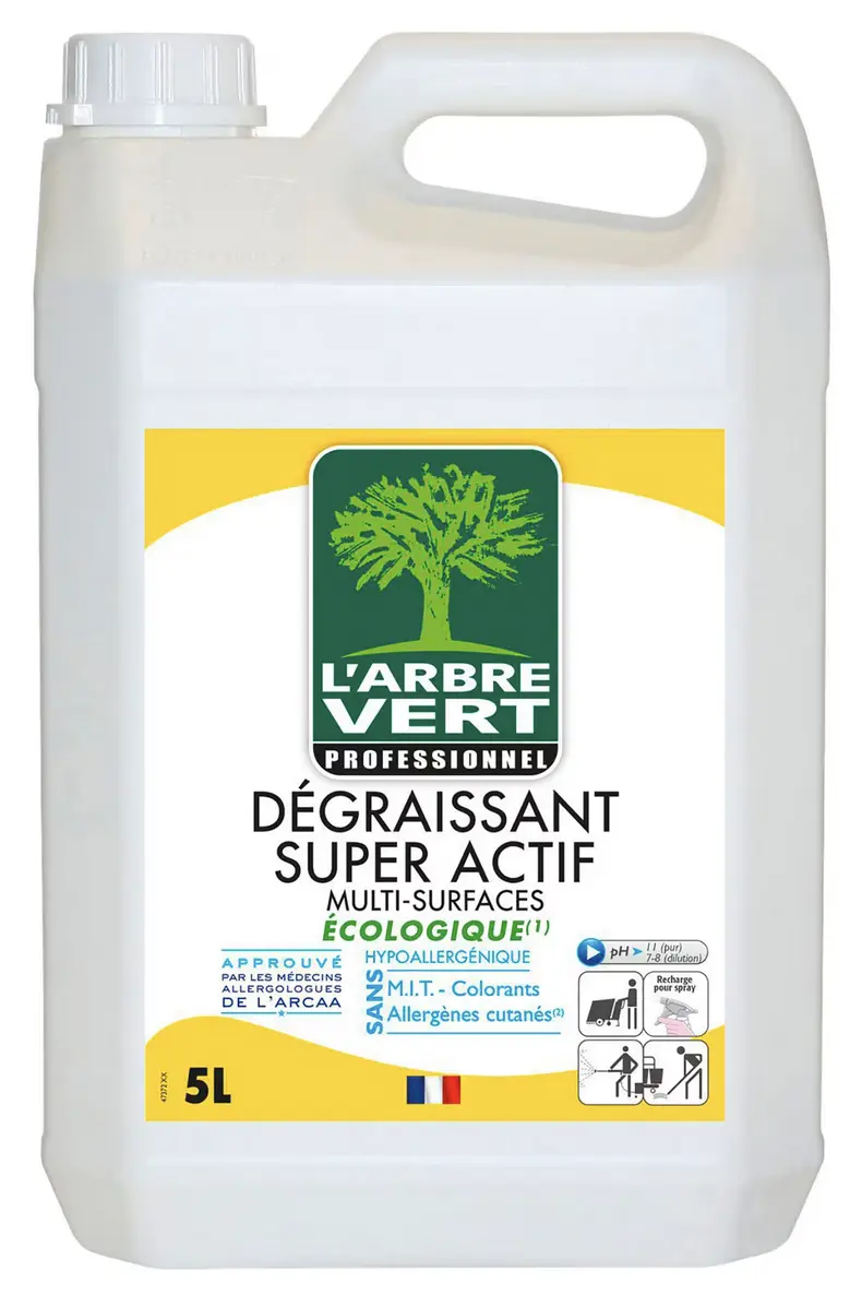 Dégraissant super actif multi-surfaces 