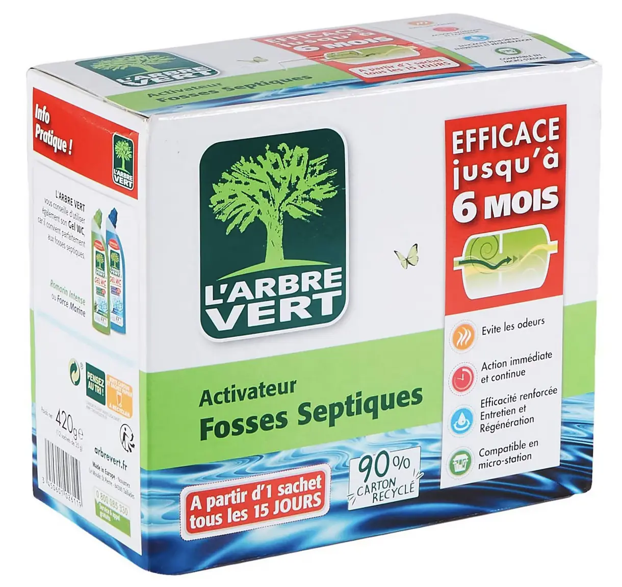 Activateur biologique pour fosses septiques L’Arbre Vert