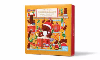 La boite ours en guimauve caramel 320g net 