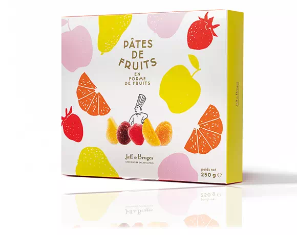 La boite Pâtes de fruits 250 g net