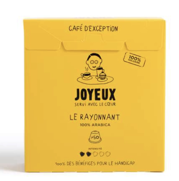 BOITE DE 50 CAPSULES ALU Le Rayonnant