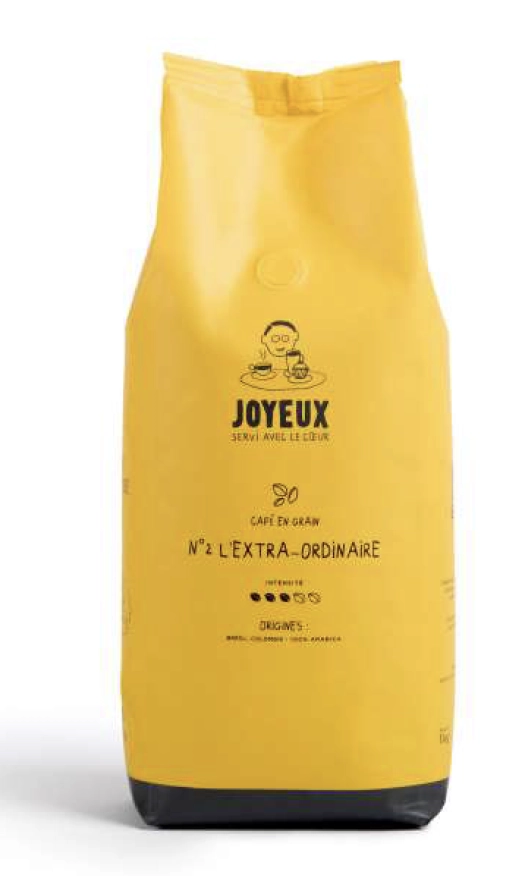 SACHET DE 1 KILO DE CAFE EN GRAINS L’extra Ordinaire 