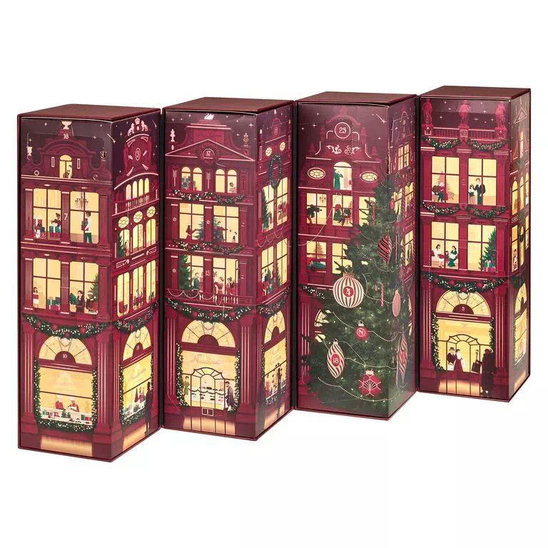 Calendrier de l Avent à partager 2 chocolats dans chaque case