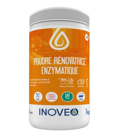 INOVEO POUDRE TREMPAGE RENOVATION ENZYMATIQUE