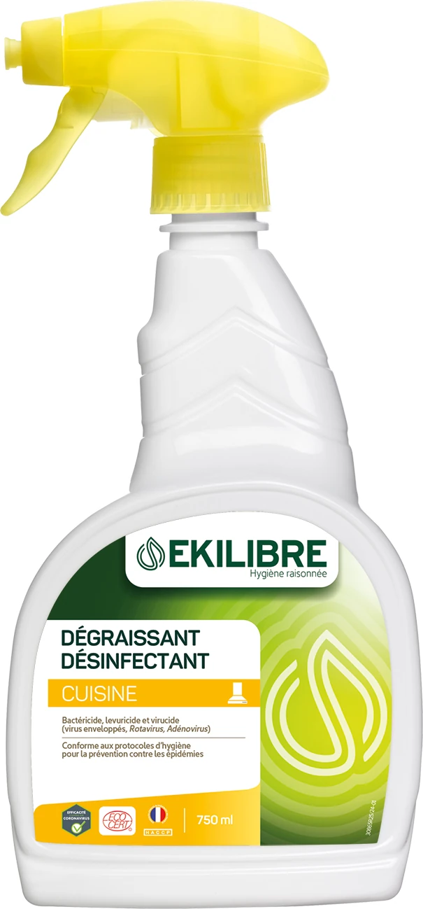 EKILIBRE DETERGENT DEGRAISSANT DESINFECTANT 750ML