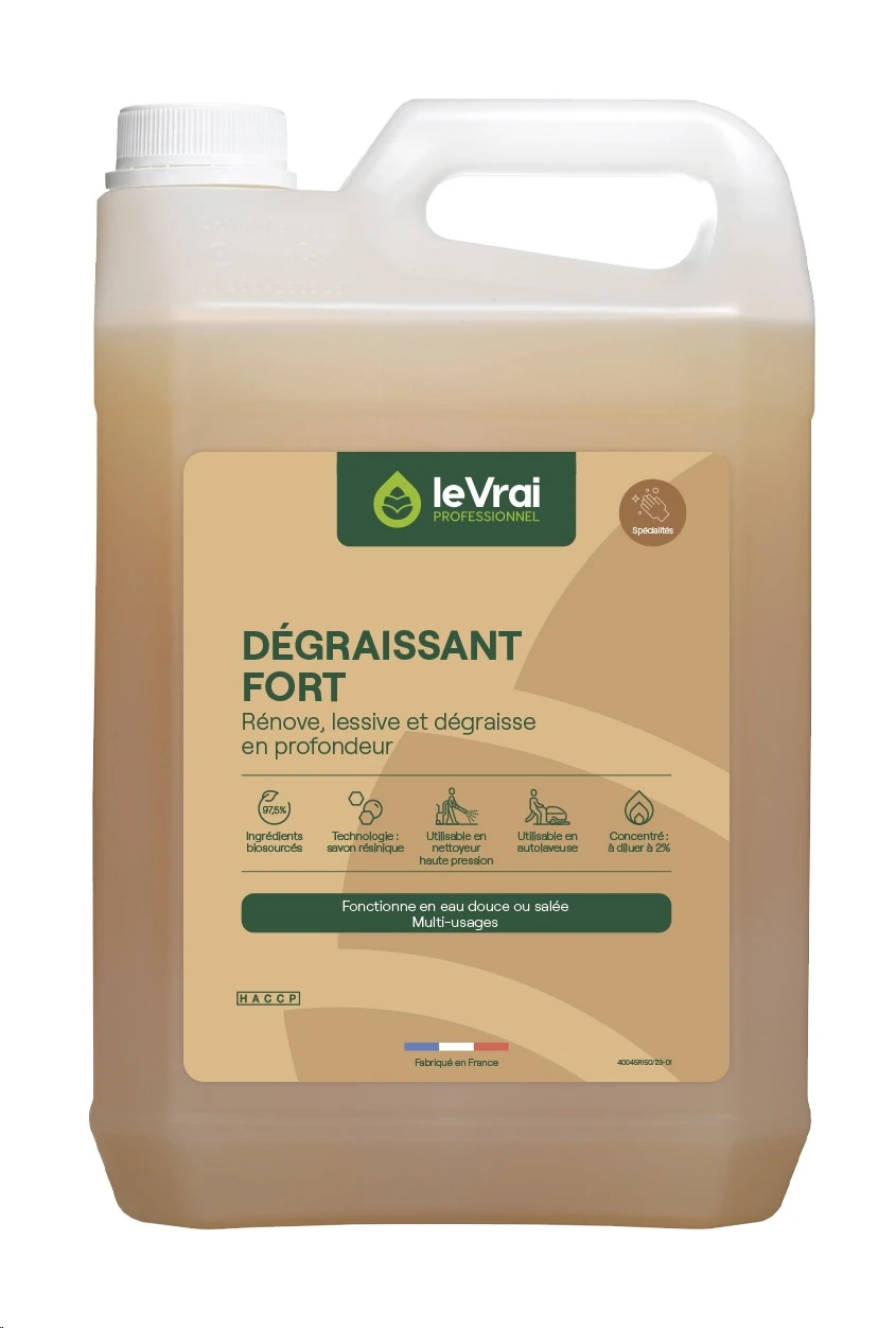 LVP DETERGENT DEGRAISSANT FORT MULTI-USAGES 5L