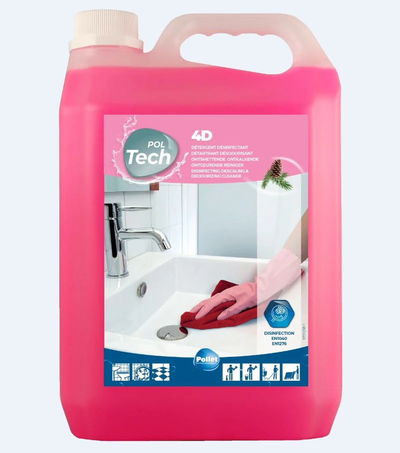 POLTECH 4D DETERGENT DESINF. DETARTRANT SANIT 