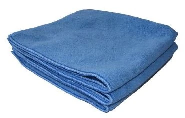 LAVETTE MICROFIBRE TRICOT SOFT BLEU 40X40CM PAR 5