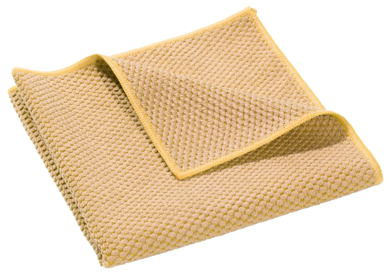 LAVETTE MICROFIBRE PRO RECYCLEE 38X40CM JAUNE 