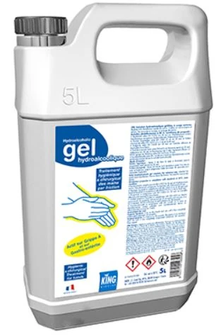 GEL HYDROALCOOLIQUE 5L KING