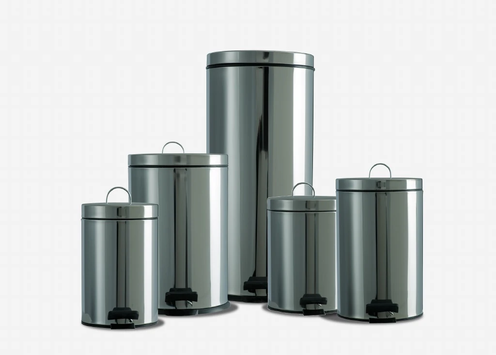 POUBELLE A PEDALE 5 L INOX BRILLANT