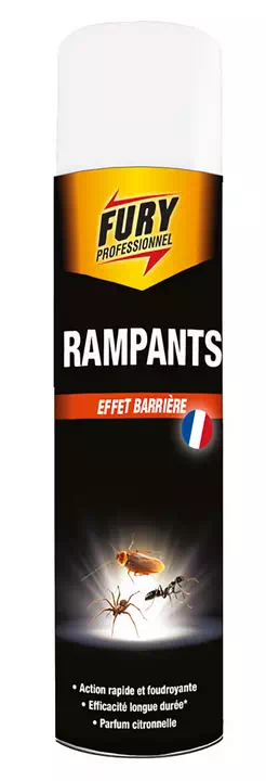 Insecticide Fury - tous rampants - Aérosol de 400 ml