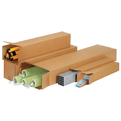 Caisse carton produit long - 2 cannelure