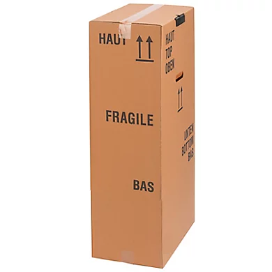 Caisse carton penderie