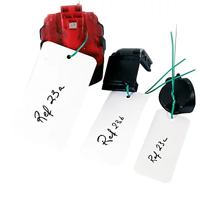 Etiquette plastique