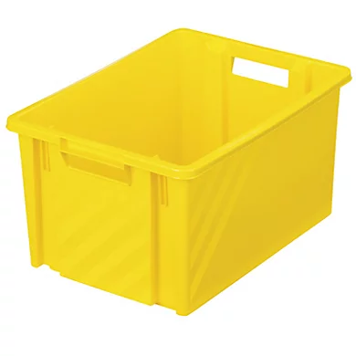 Bac plastique JAUNE 300 X 212 X 170 10 L