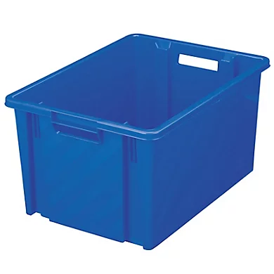 Bac plastique BLEU 520 X 375 X 297 54 L