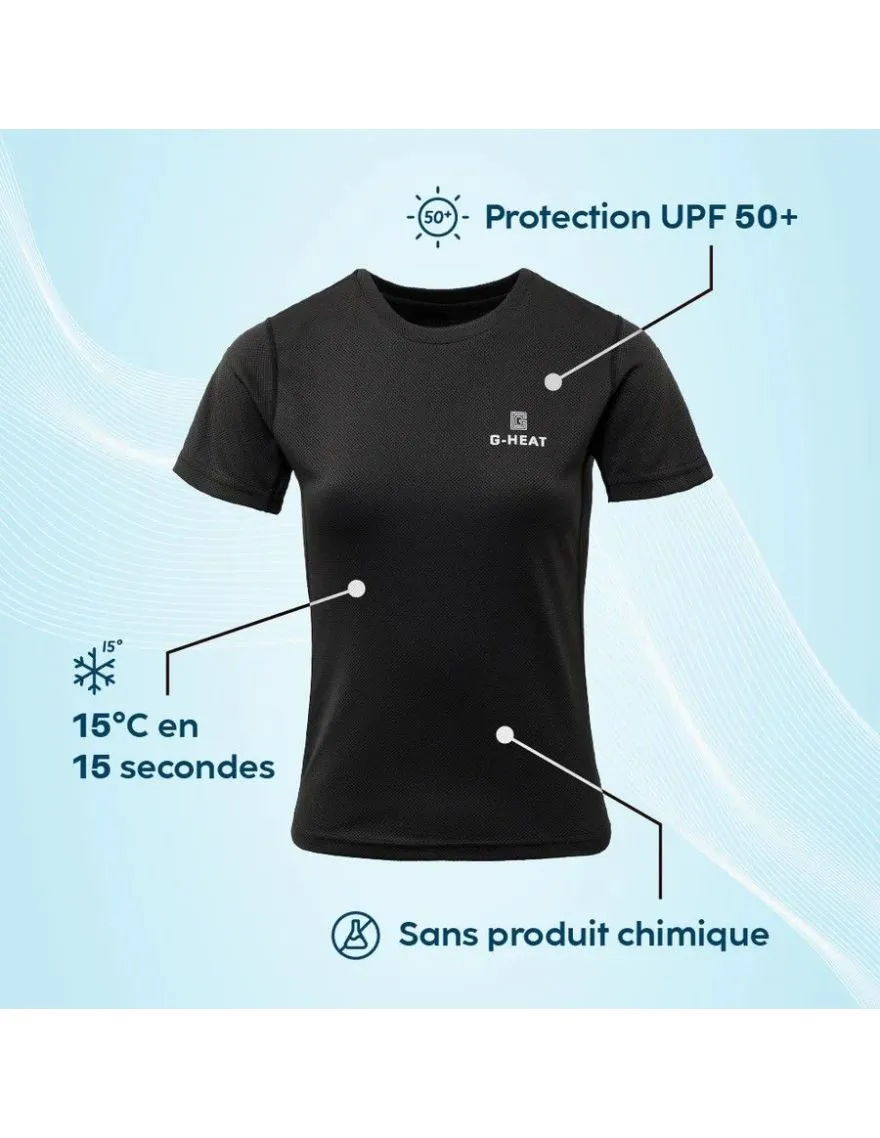  T-shirt rafraîchissant upf 50+ femme G-HEAT - TS03 