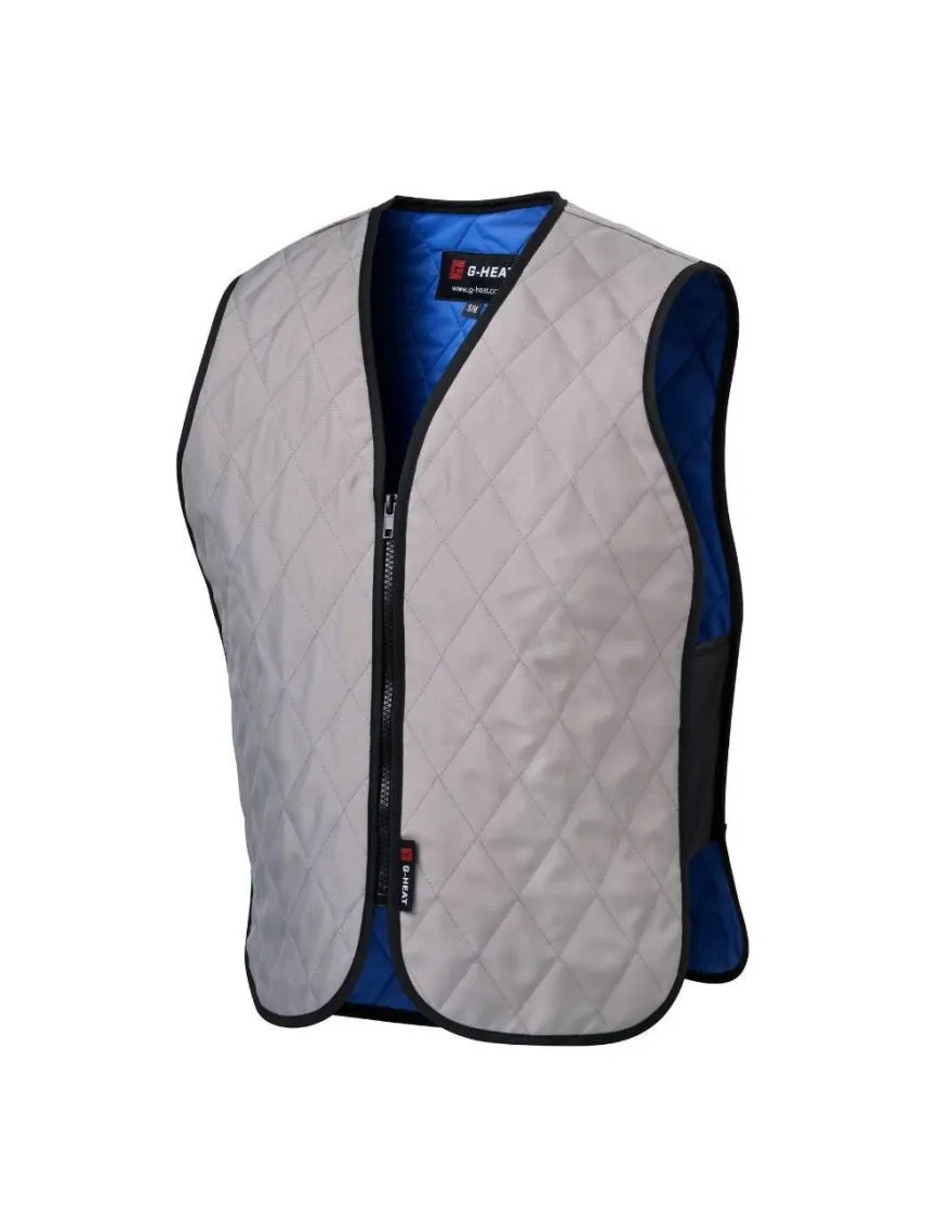 Gilet rafraîchissant gris zippé mixte G-HEAT - EV05 