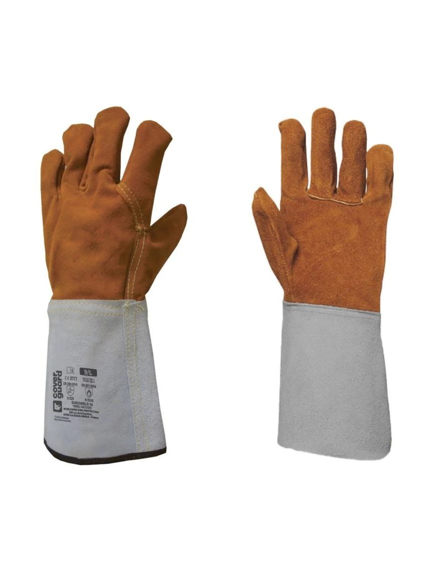 GANTS CUIR ANTI-CHALEUR IGNIFUGE TAILLE 10 1WEL25 - COVERGUARD