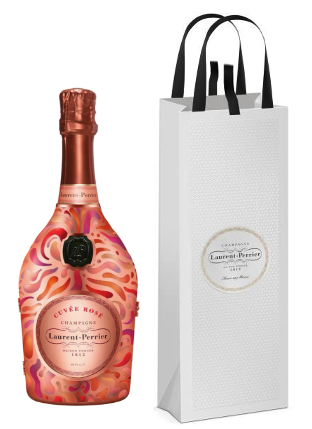 Laurent-Perrier Cuvée Rosé Robe Métal Pétales – 6 sacs offerts