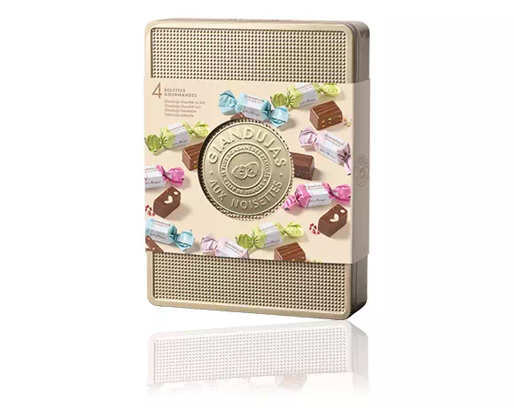 La boîte en métal Giandujas 260g net