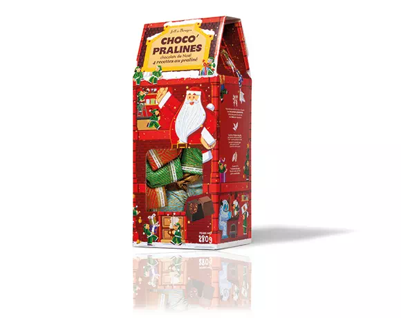 La boîte Choco pralinés 280g net