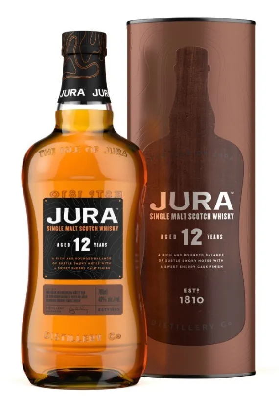 Scotch Whisky Single Malt Jura 12 ans 40% - Etui