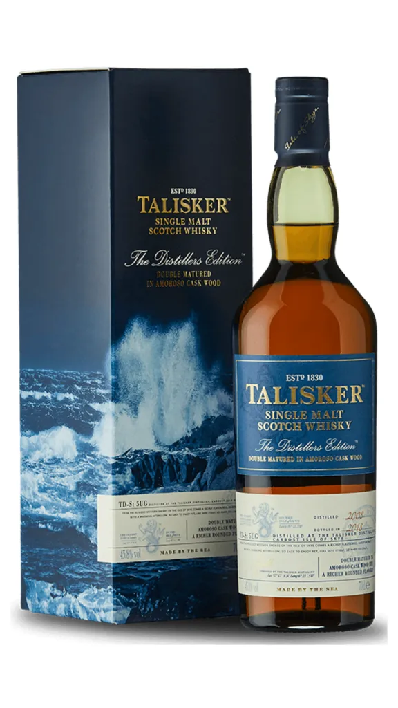 Scotch Whisky Single Malt Skye Talisker Distillers Edition 45,8% 70cl - Etui