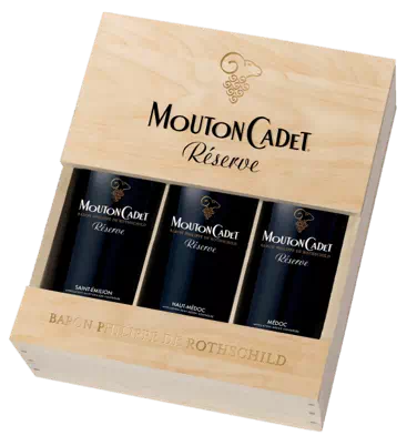 3 Mouton-Cadet Réserve Baron Philippe de Rothschild