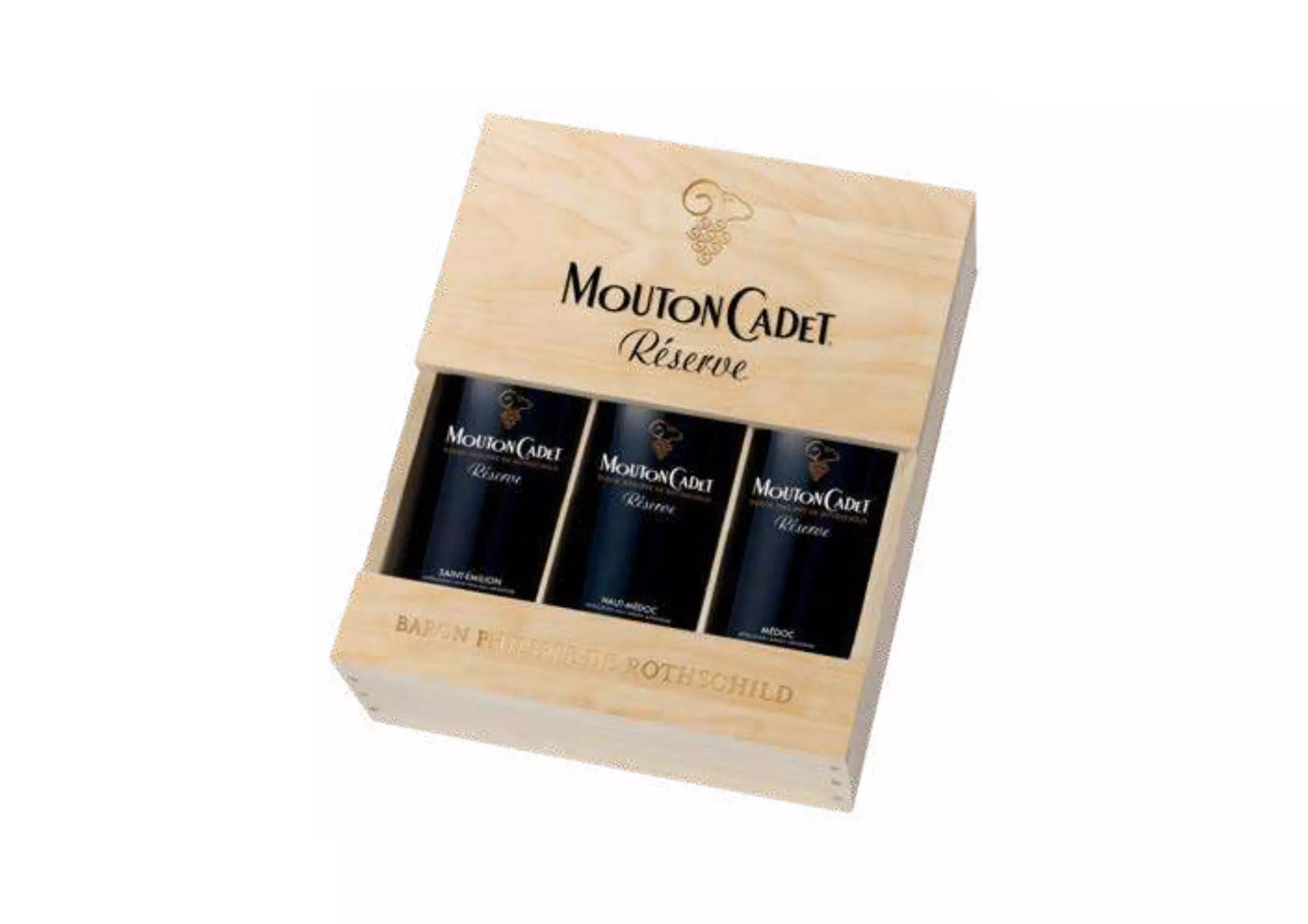 3 Mouton-Cadet Réserve Baron Philippe de Rothschild