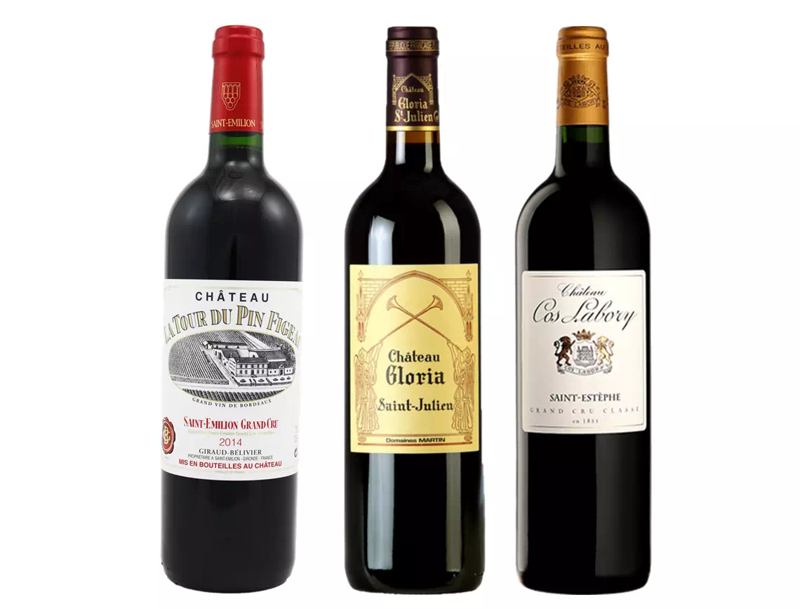 3 GRANDS CRUS CLASSES de Bordeaux