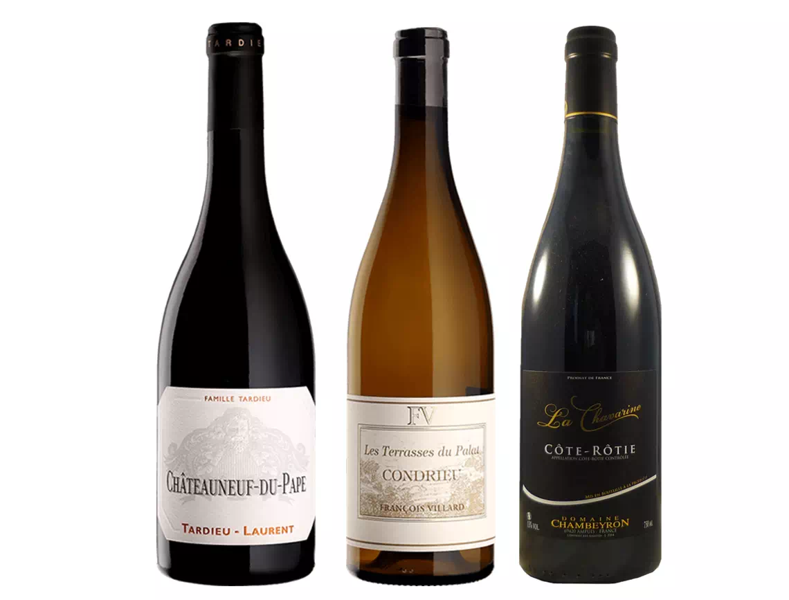 3 GRANDS CRUS du Rhône