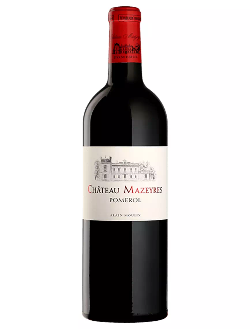 Caisse Bois MAGNUM POMEROL Château Mazeyres 2015 BIO