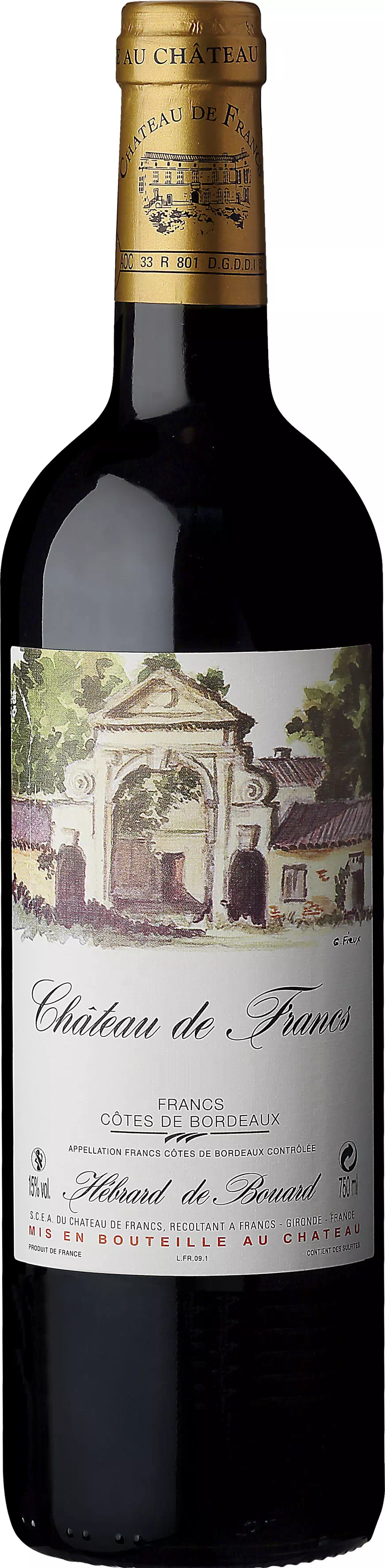 Francs-Côtes de Bordeaux : château de Francs 2018