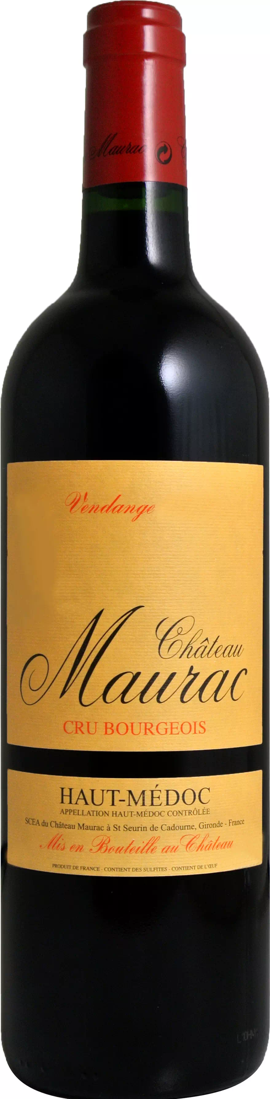 Haut-Médoc Cru Bourgeois (rouge) : château Maurac 2015