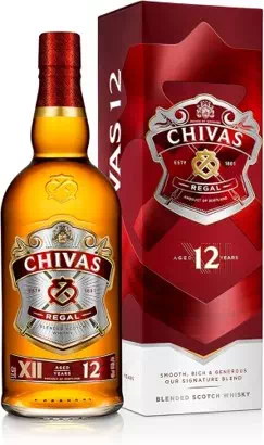 Whisky Blended CHIVAS REGAL 12 ans 40° - Avec étui
